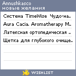 My Wishlist - annushkasco