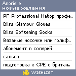 My Wishlist - anorielle