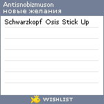 My Wishlist - antisnobizmuson