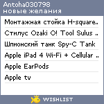 My Wishlist - antoha030798