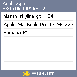 My Wishlist - anubisspb