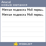 My Wishlist - anuca1