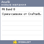 My Wishlist - anurlik