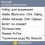 My Wishlist - anuta11