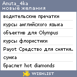 My Wishlist - anuta_4ka