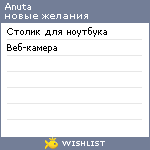 My Wishlist - anuta_81
