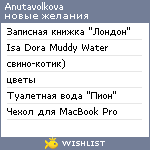 My Wishlist - anutavolkova