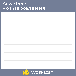 My Wishlist - anvar199705