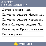 My Wishlist - anvolokh