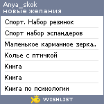 My Wishlist - anya_skok