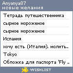 My Wishlist - anyanya87