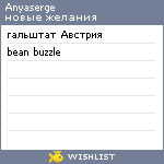 My Wishlist - anyaserge