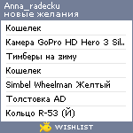 My Wishlist - anygma