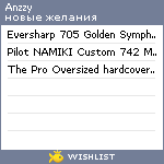 My Wishlist - anzzy