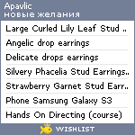 My Wishlist - apavlic