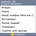 My Wishlist - apelsinka_80