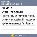 My Wishlist - aprill8131