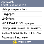 My Wishlist - aprilovich