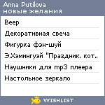 My Wishlist - aputilova