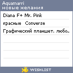 My Wishlist - aquamarri