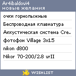 My Wishlist - ar4ibaldovi4