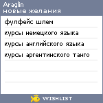 My Wishlist - araglin