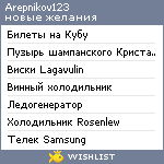 My Wishlist - arepnikov123