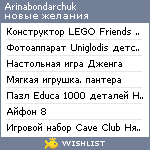 My Wishlist - arinabondarchuk