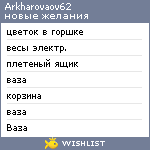 My Wishlist - arkharovaov62