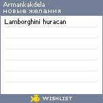 My Wishlist - armankakdela