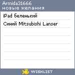 My Wishlist - armida31666