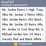 My Wishlist - arnefdsf