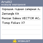 My Wishlist - arta812