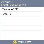 My Wishlist - artdir