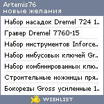 My Wishlist - artemis76