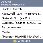 My Wishlist - artwh0