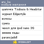 My Wishlist - aru_ka