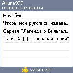 My Wishlist - aruna999