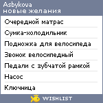 My Wishlist - asbykova