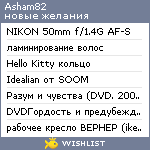 My Wishlist - asham82