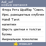 My Wishlist - asil_xof