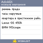 My Wishlist - askold21