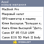 My Wishlist - assol