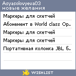 My Wishlist - asyasolovyeva03