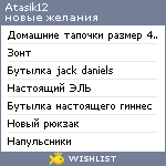 My Wishlist - atasik12