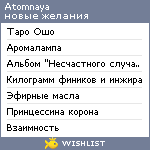 My Wishlist - atomnaya