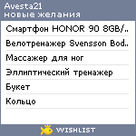 My Wishlist - avesta21