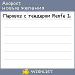 My Wishlist - avopost