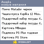 My Wishlist - awayka