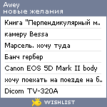 My Wishlist - awey